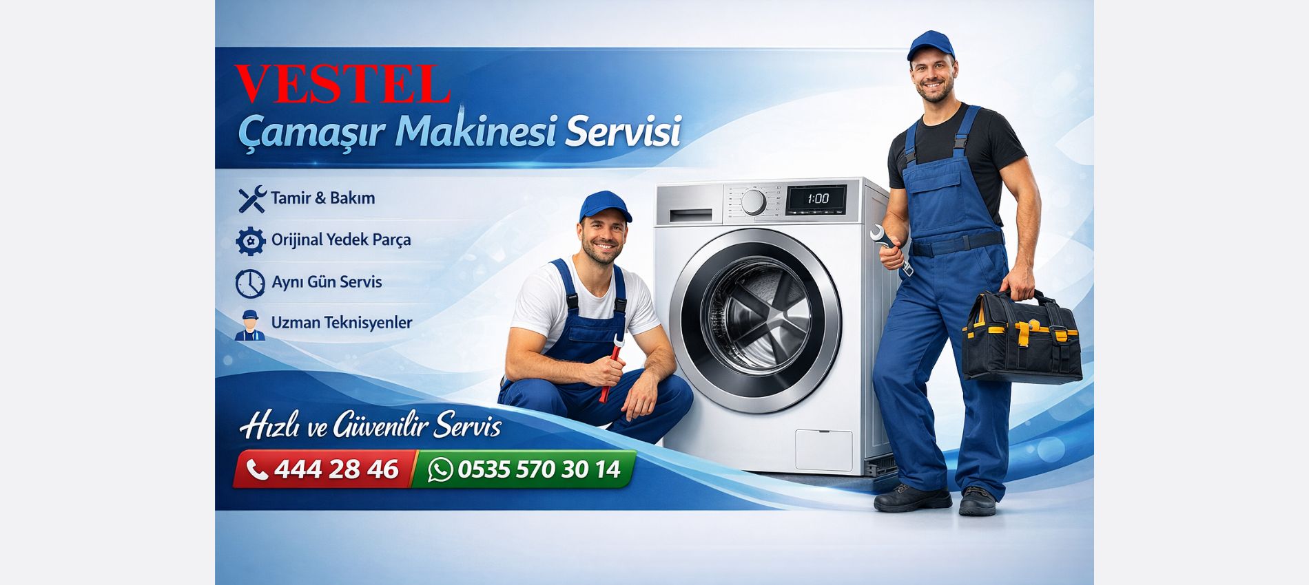 Vestel Çamaşır Makinesi Servisi
